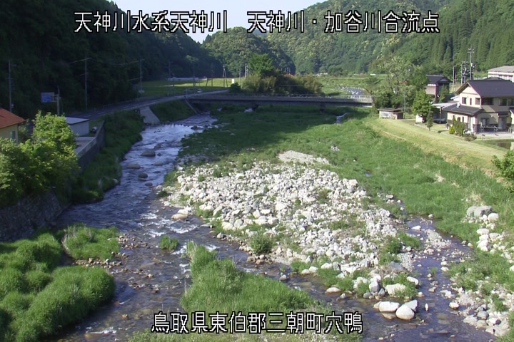 天神川・加谷川合流点
