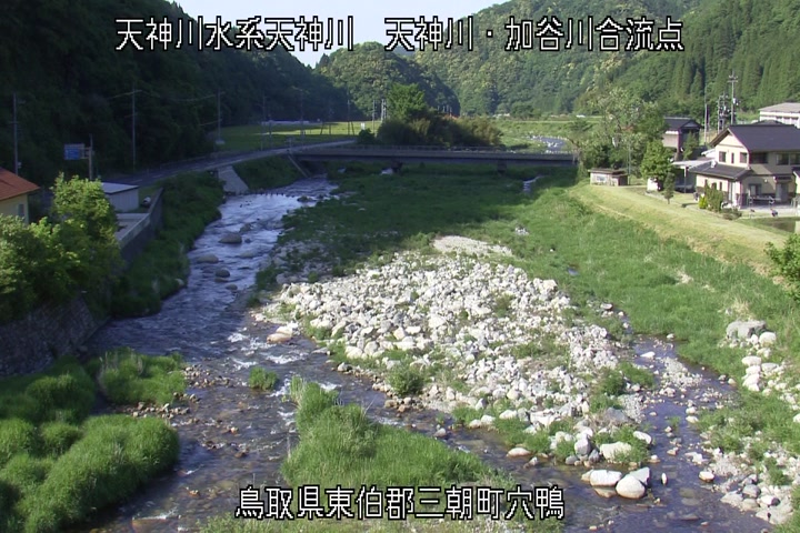 天神川・加谷川合流点