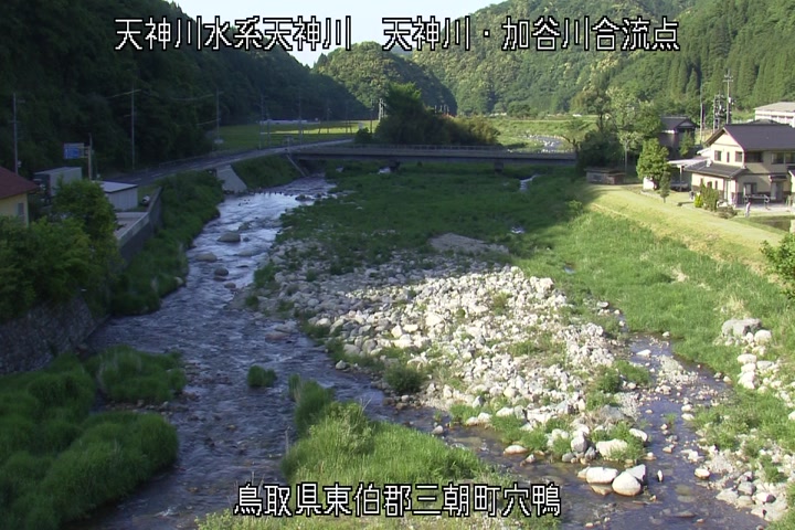 天神川・加谷川合流点