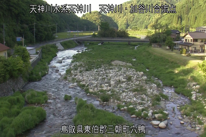 天神川・加谷川合流点