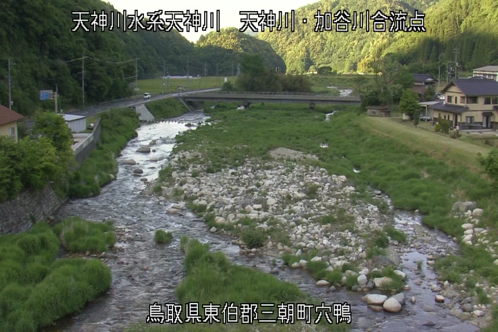 天神川・加谷川合流点