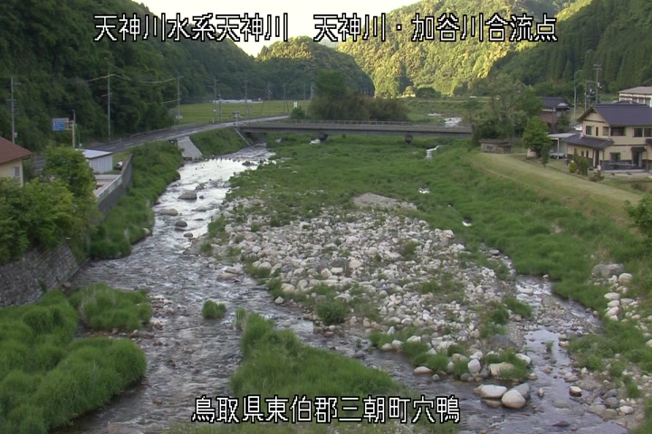 天神川・加谷川合流点