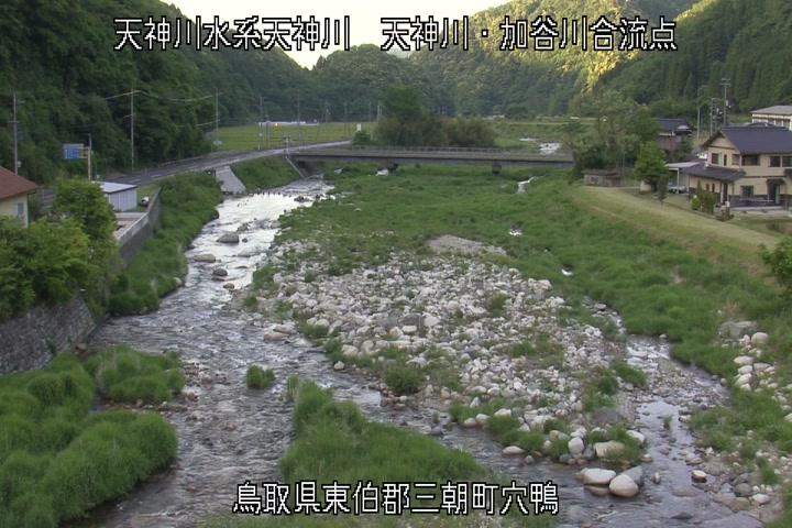 天神川・加谷川合流点