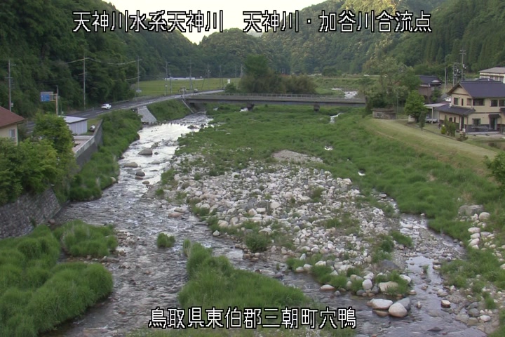 天神川・加谷川合流点