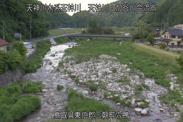 天神川・加谷川合流点