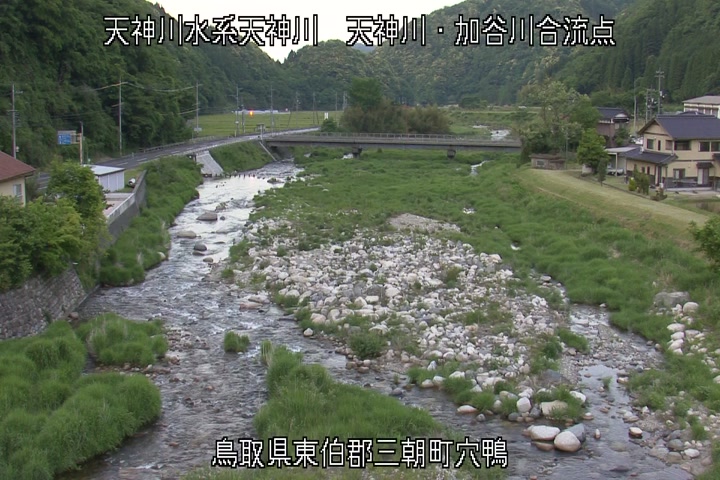 天神川・加谷川合流点