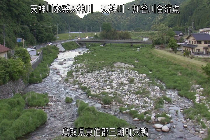 天神川・加谷川合流点