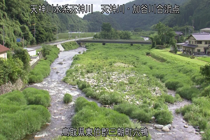 天神川・加谷川合流点