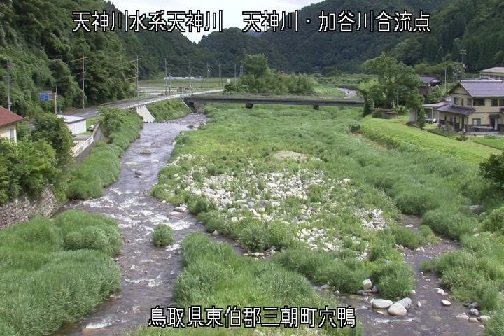 天神川・加谷川合流点