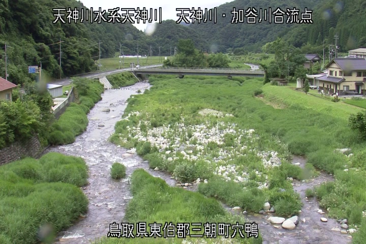 天神川・加谷川合流点