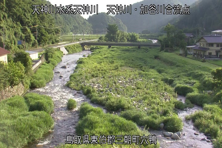 天神川・加谷川合流点