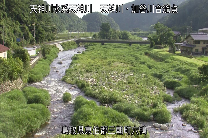 天神川・加谷川合流点