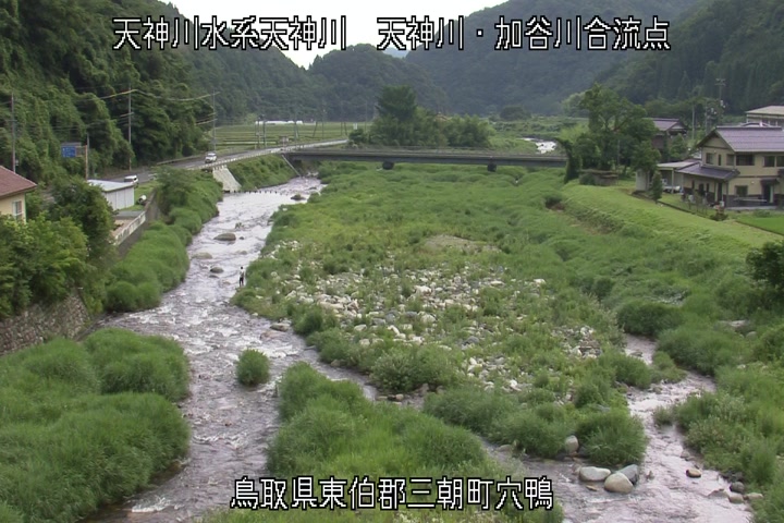 天神川・加谷川合流点
