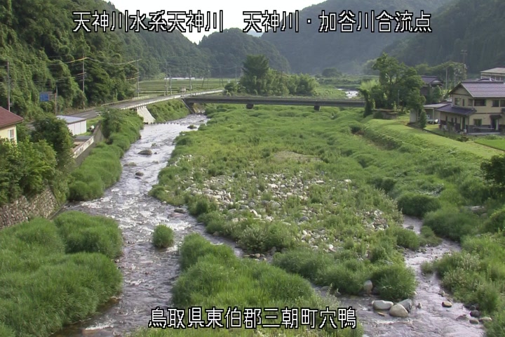 天神川・加谷川合流点