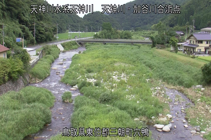 天神川・加谷川合流点