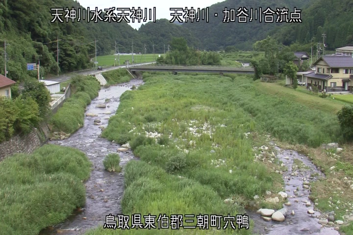 天神川・加谷川合流点