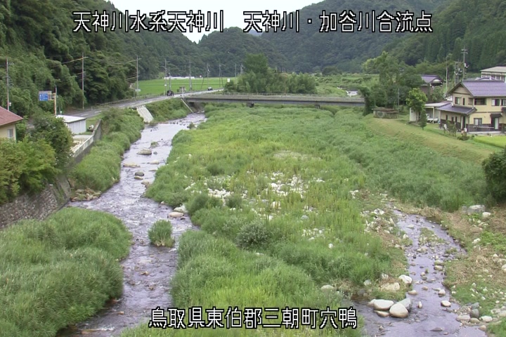 天神川・加谷川合流点