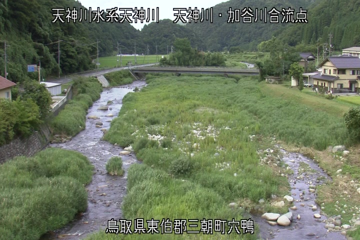 天神川・加谷川合流点