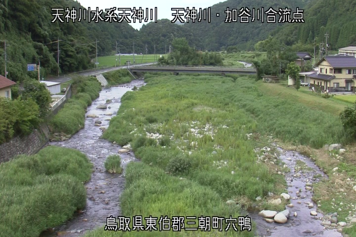 天神川・加谷川合流点