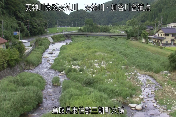 天神川・加谷川合流点