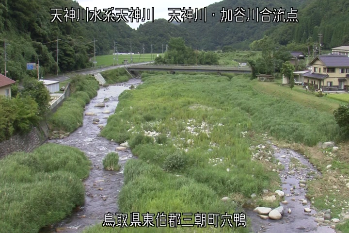 天神川・加谷川合流点