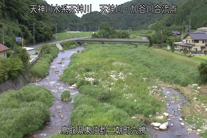 天神川・加谷川合流点