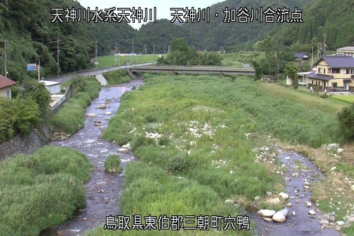 天神川・加谷川合流点