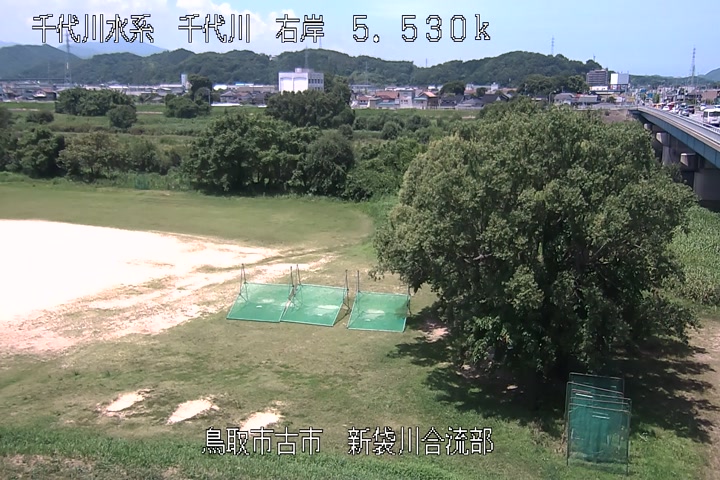 新袋川合流部
