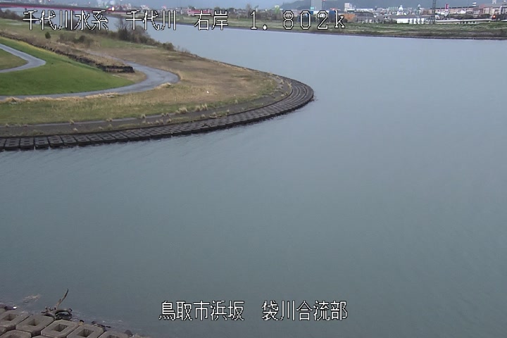 袋川合流部