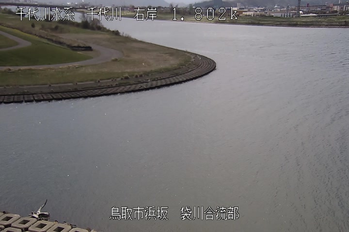 袋川合流部