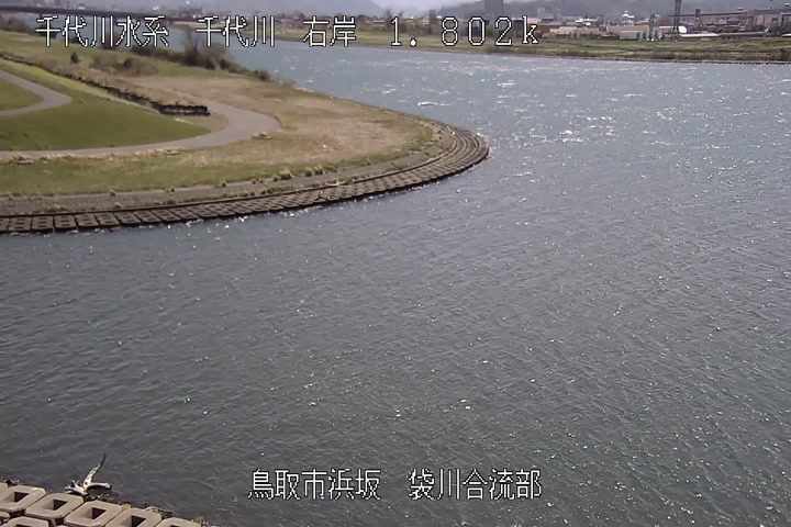 袋川合流部