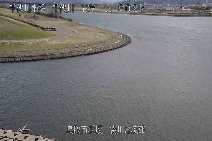 袋川合流部