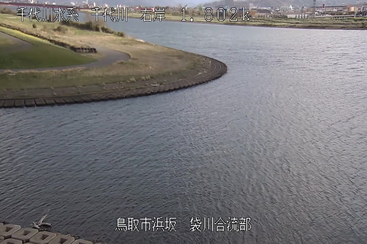袋川合流部