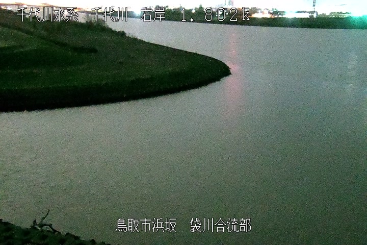 袋川合流部