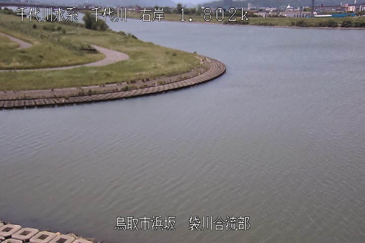 袋川合流部