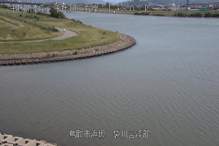 袋川合流部