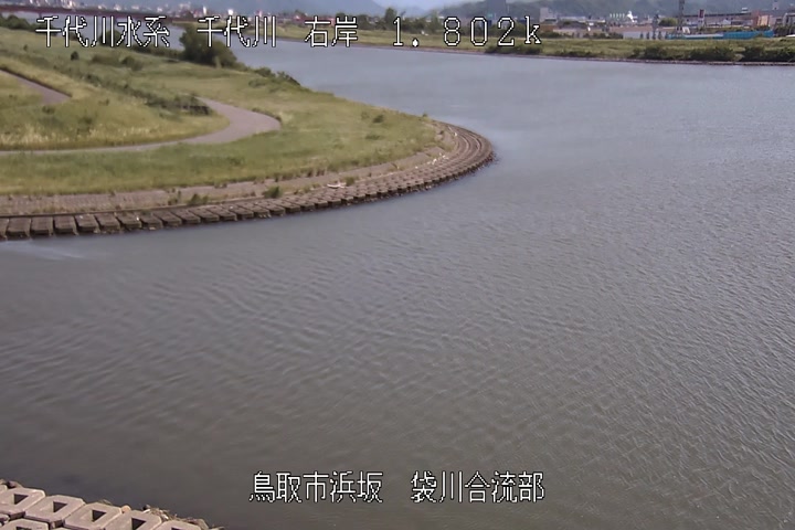 袋川合流部