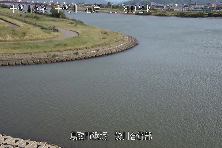 袋川合流部