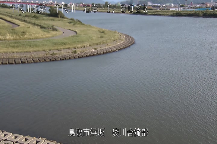 袋川合流部