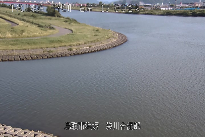 袋川合流部