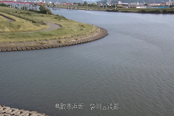 袋川合流部