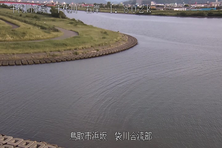 袋川合流部