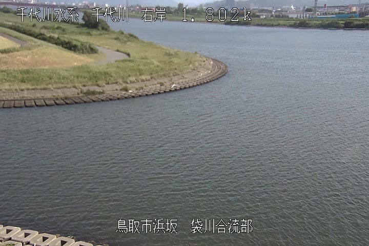 袋川合流部