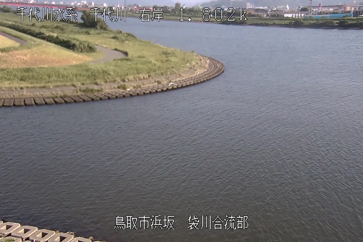 袋川合流部