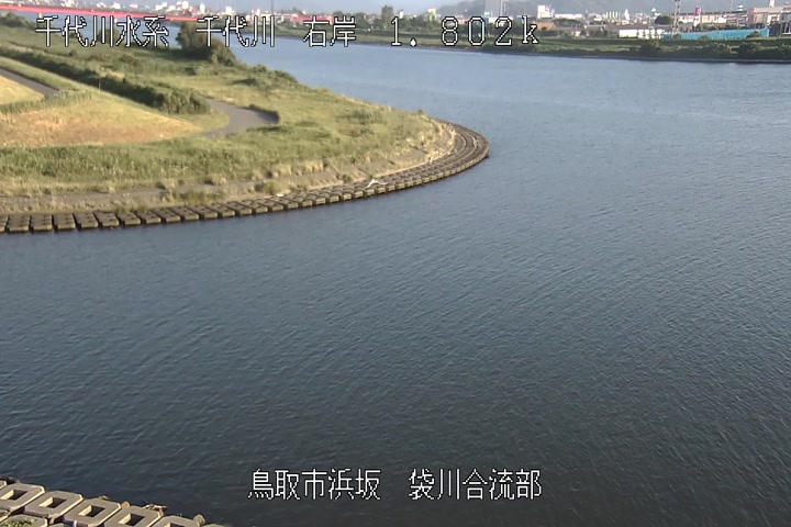 袋川合流部
