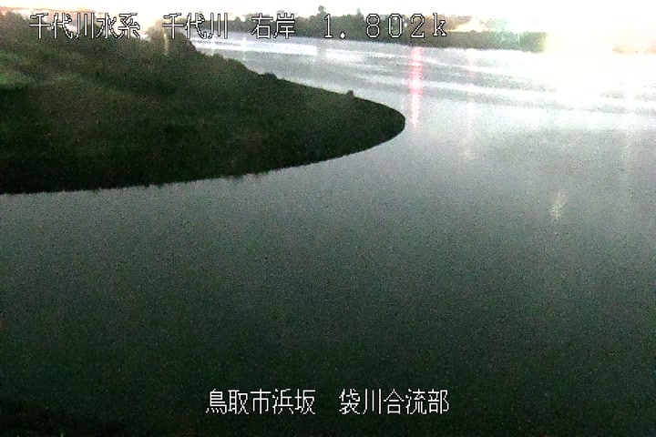 袋川合流部