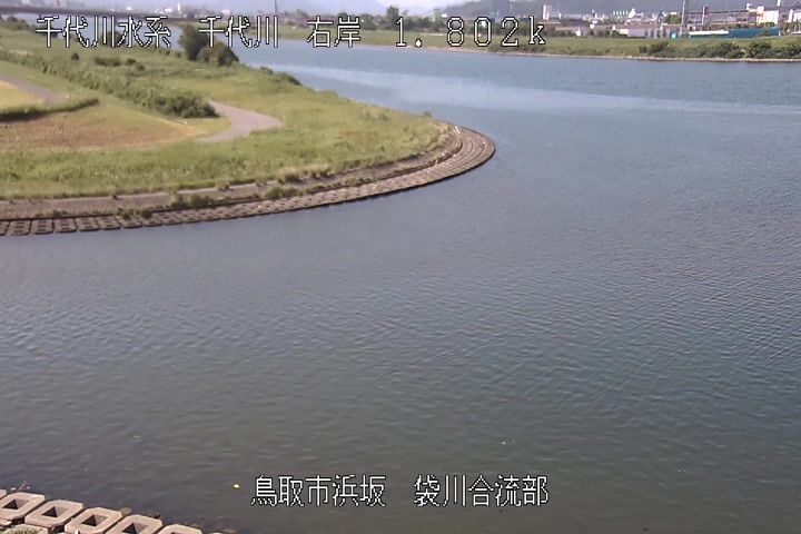 袋川合流部