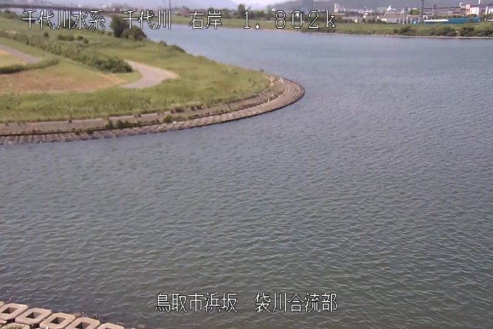 袋川合流部