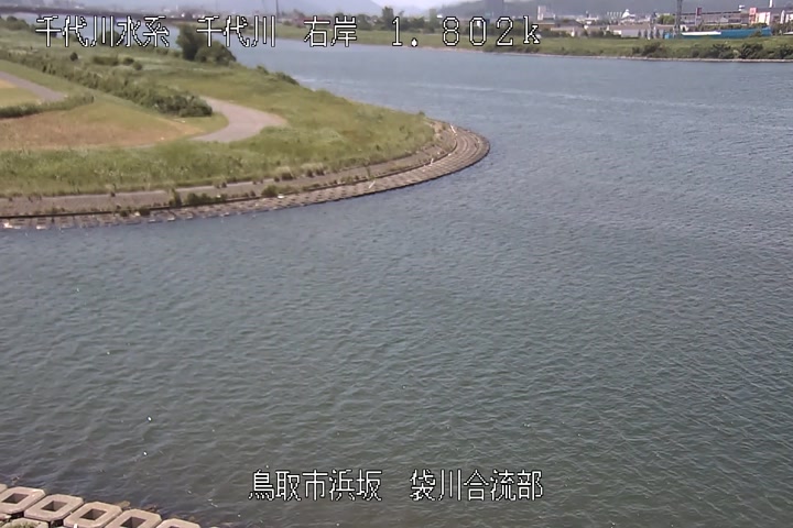 袋川合流部