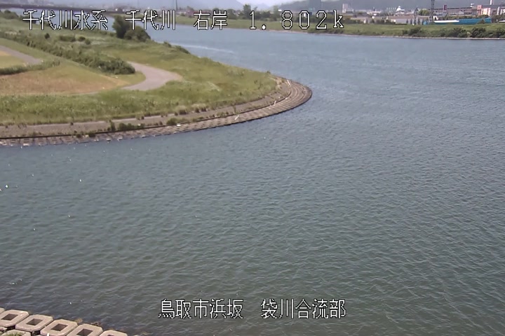 袋川合流部